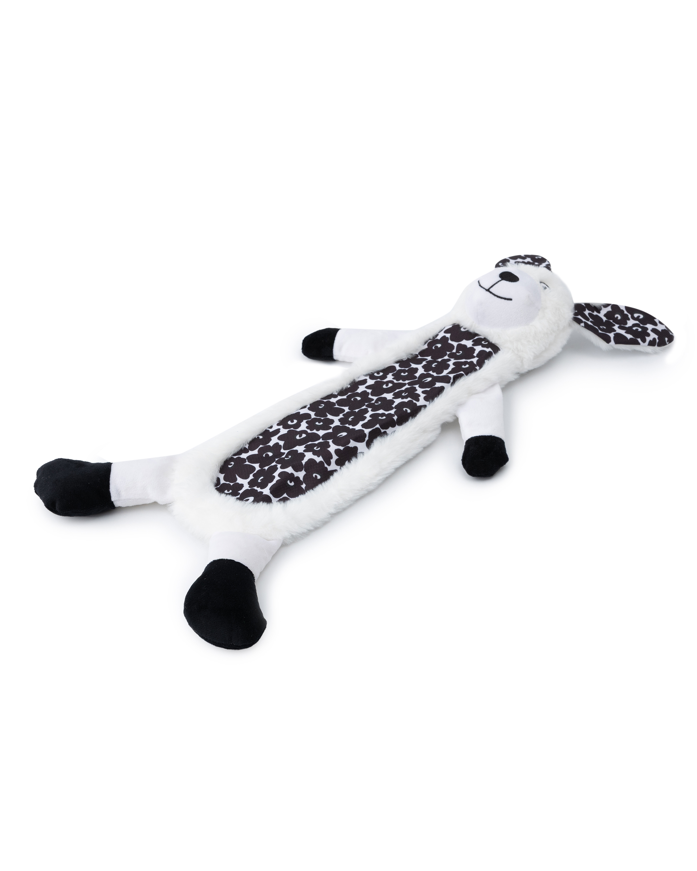 Игрушка для собак Barbaks Заяц Филипп мягкая пищит шуршит 26*56см - фото 1