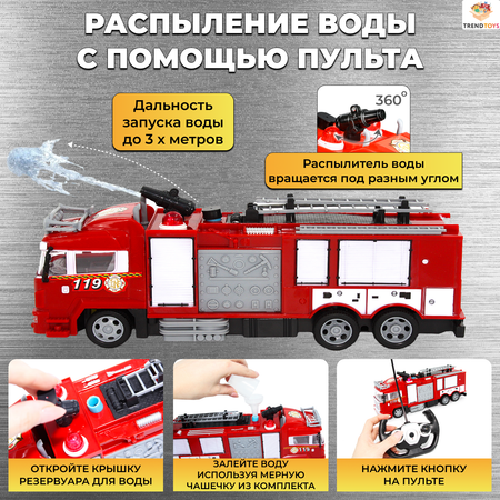 Пожарная машина TrendToys на пульте управления