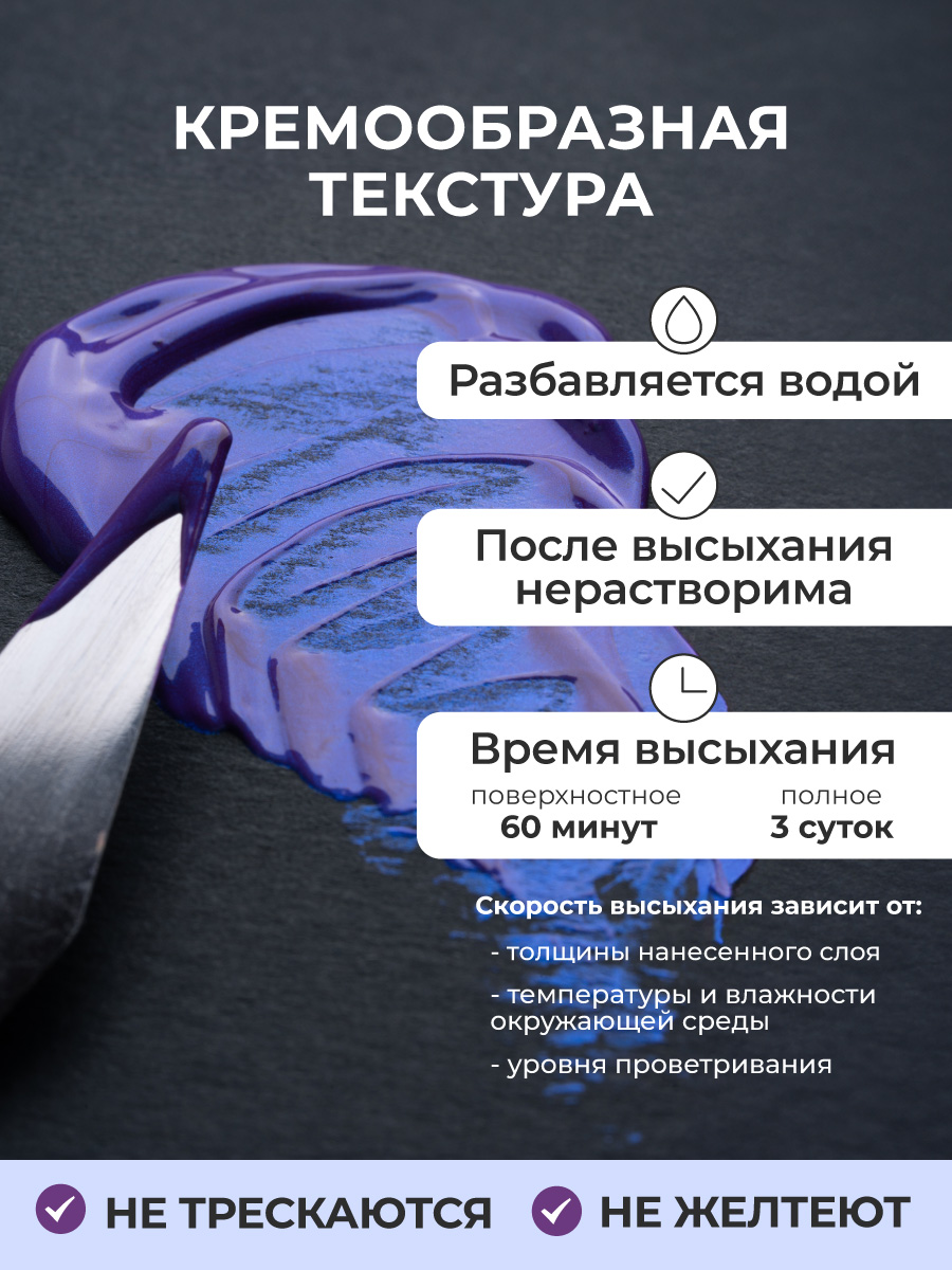 Краски акриловые Малевичъ - фото 6