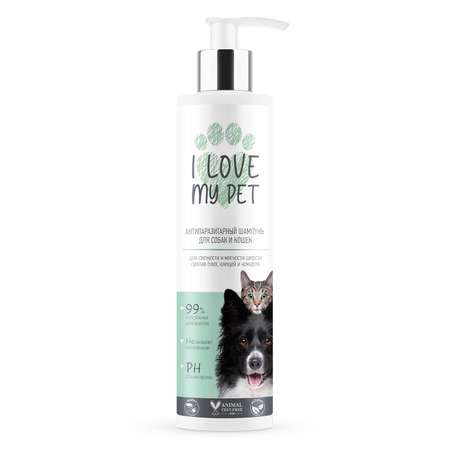 Шампунь для собак и кошек I Love My Pet антипаразитарный 255г