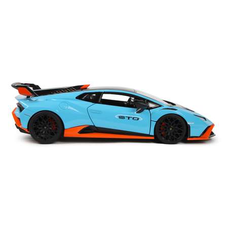 Автомобиль Rastar Lamborghini Huracan STO 1:18 голубой