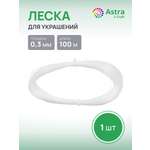 Набор для творчества Astra Craft плетение леска для бисера 0,3 мм 100 м