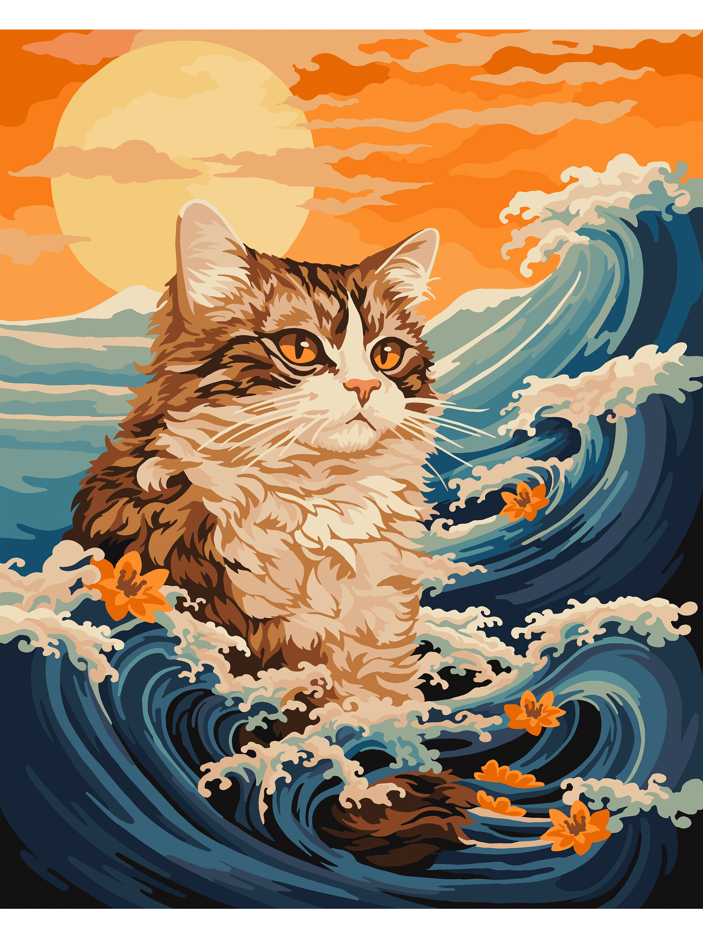 Картина по номерам Art sensation Кот в Лукоморье в ассортименте - фото 2