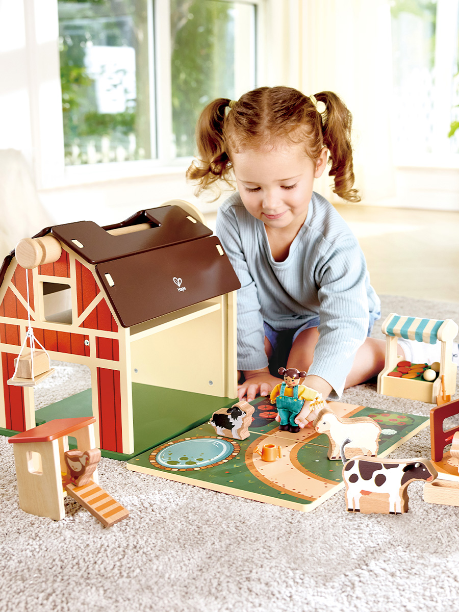 Домик для кукол Hape 30.6 см с мебелью E3530_HP - фото 2