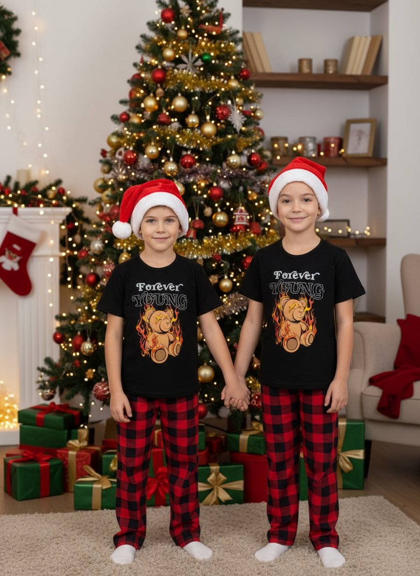 Пижама ULTRA 827п/1-Ул красный Forever - фото 2