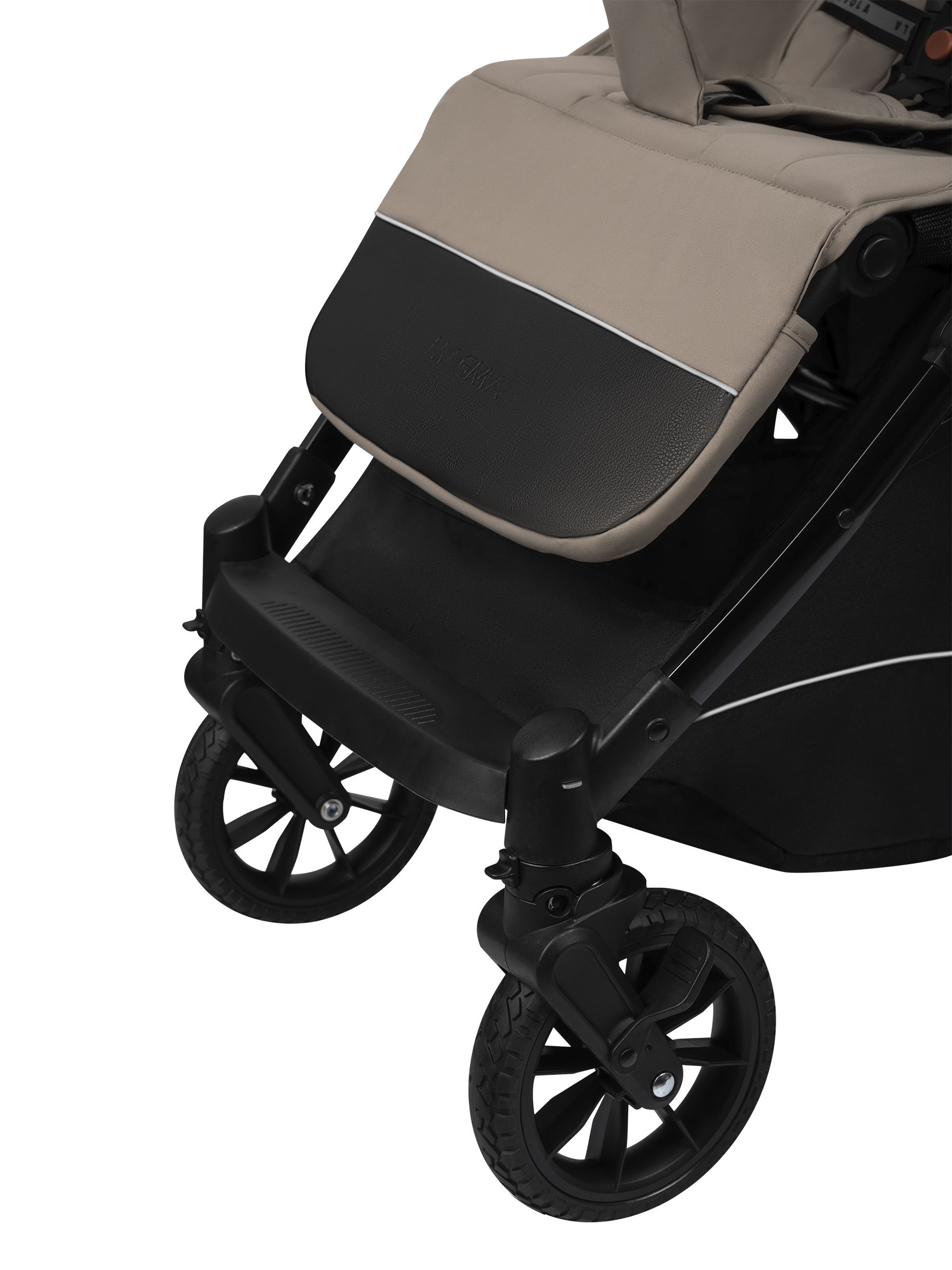 Коляска прогулочная JOVOLA Magma с перекидной ручкой бежевый - фото 49