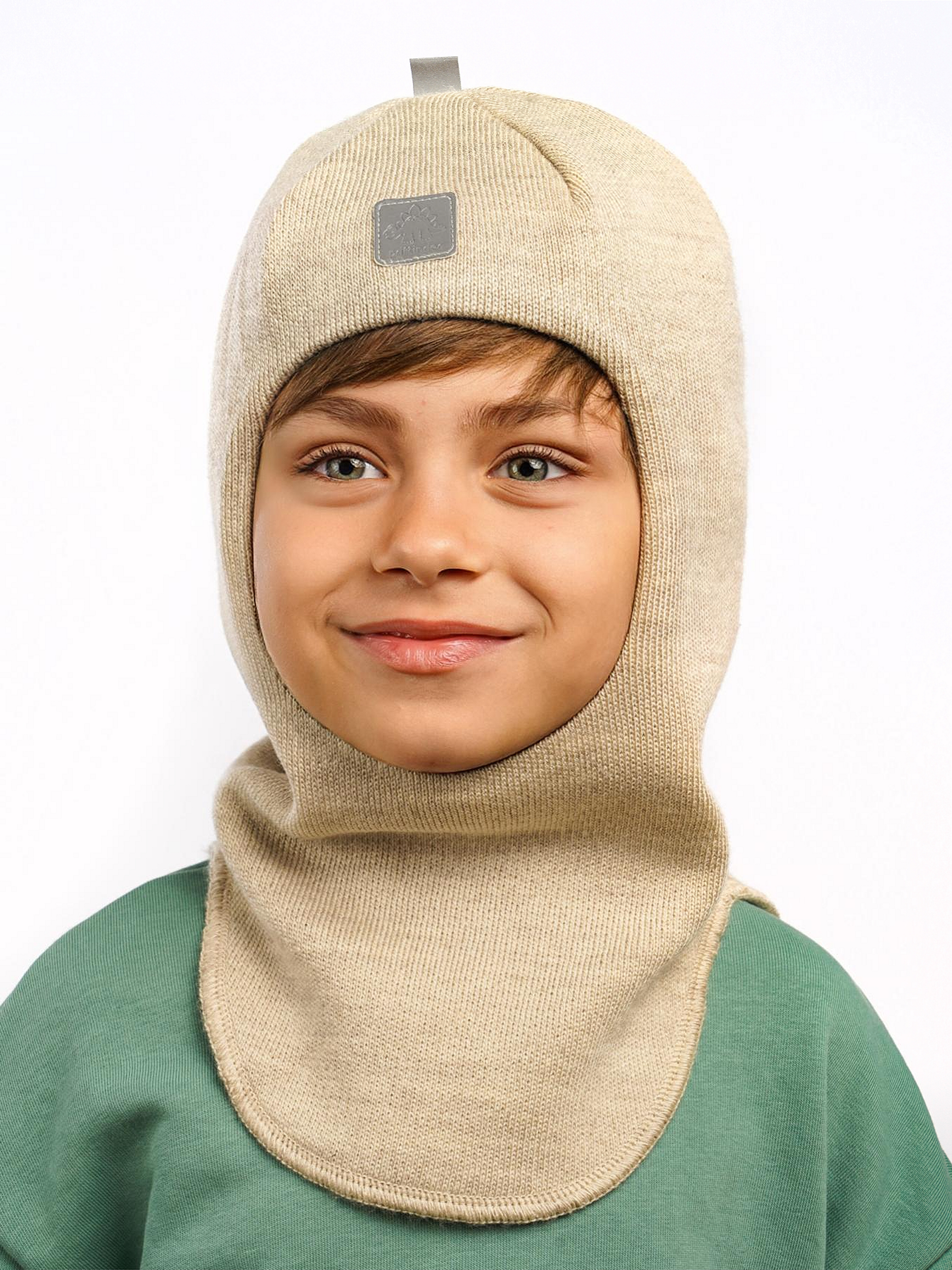 Шапка-шлем ПриКиндер MH3-6070/1 Цвет: Бежевый - фото 1