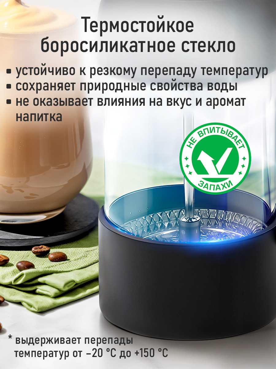 Френч-пресс для кофе MARTA MT-GD3911A - фото 7