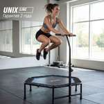 Батут Fitness Blue UNIX line спортивный с ручкой диаметр 125 см до 130 кг
