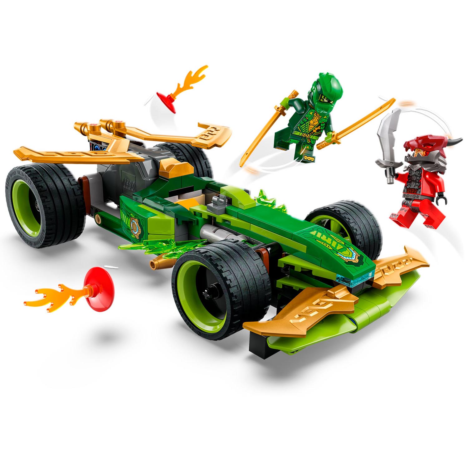 Конструктор LEGO NINJAGO Гоночный автомобиль Ллойда 181 дет. - фото 5