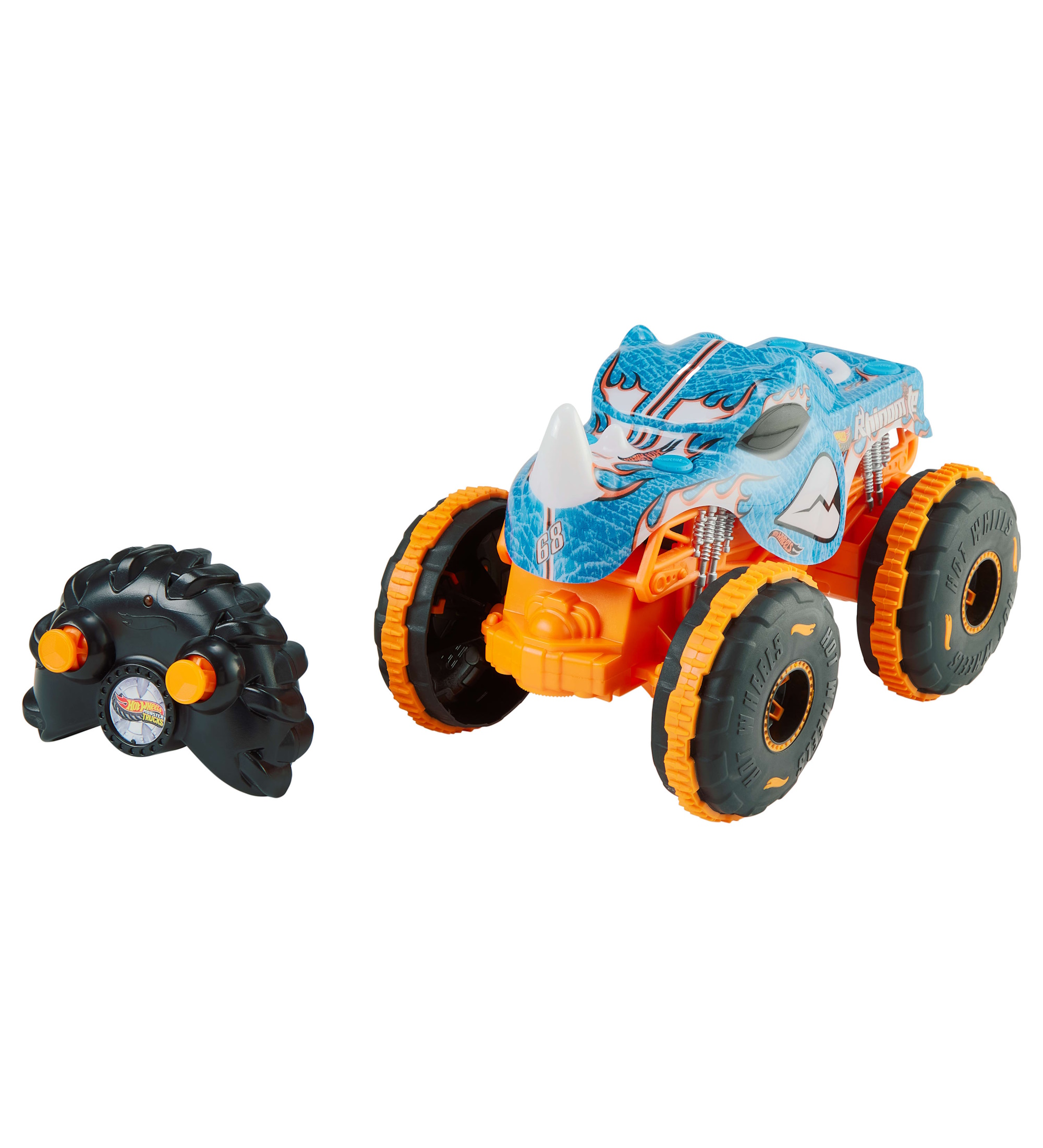 Монстр-трак РУ Hot Wheels Риномайт 1:24 - фото 1