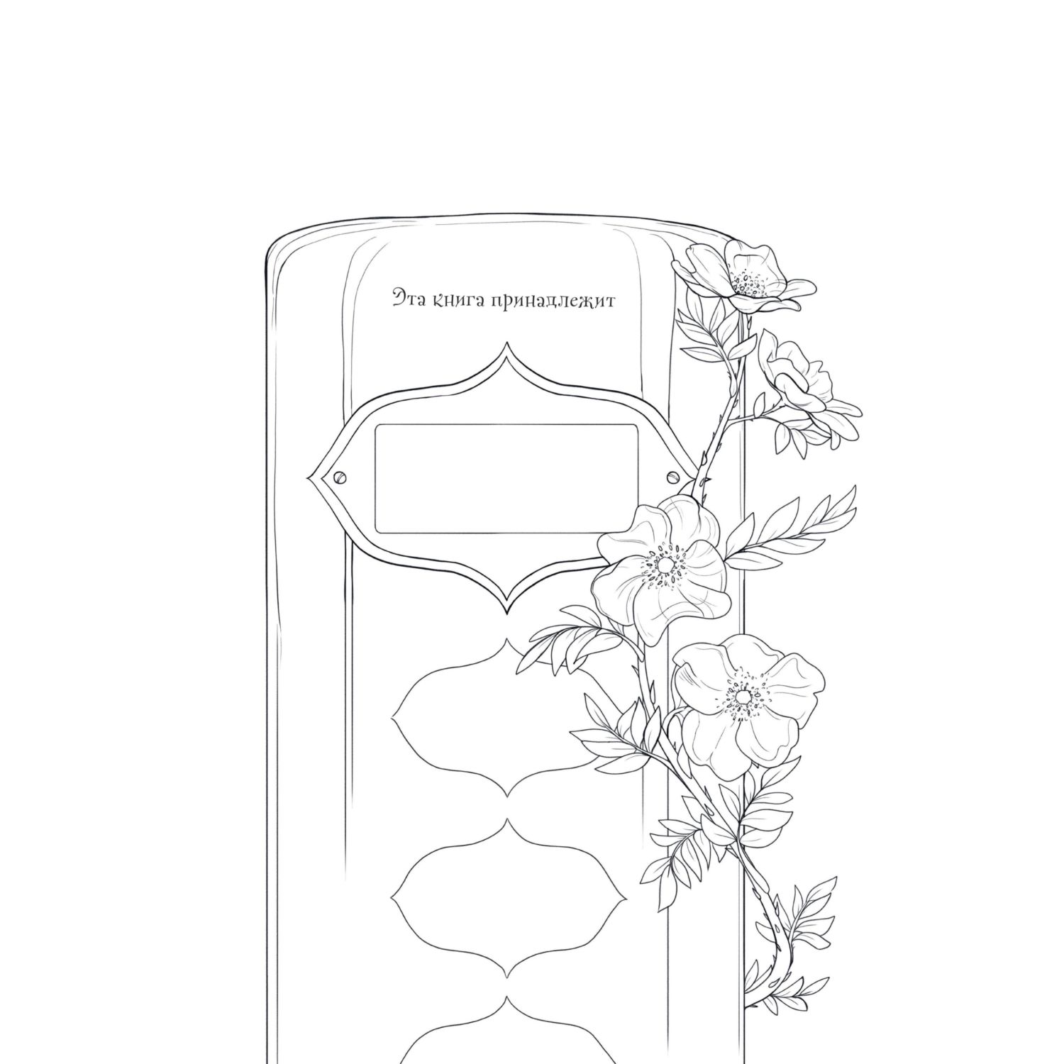 Книга Эксмо Раскрашиваем сказочные миры. 40 иллюстраций с отрывками из книг - фото 2