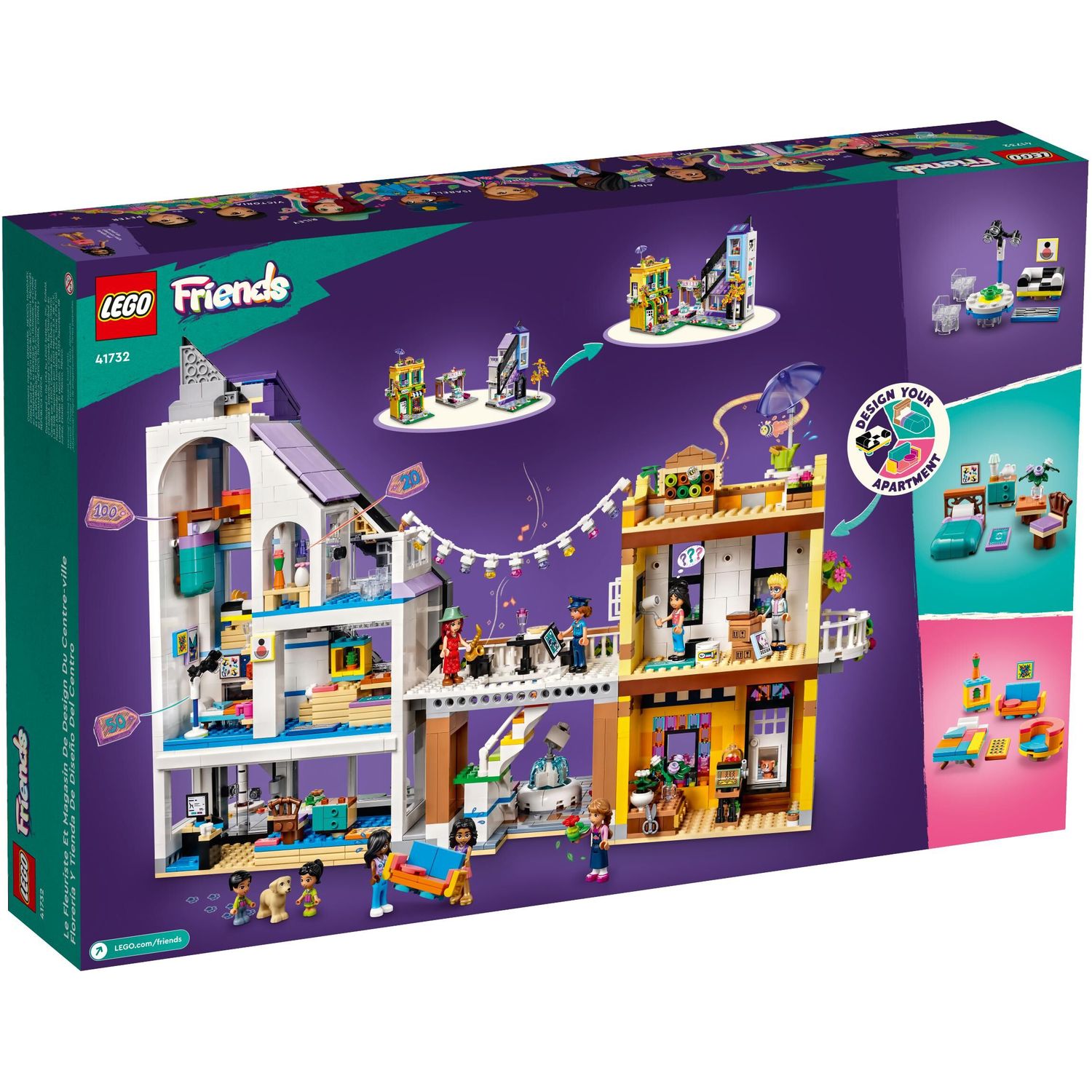 Конструктор LEGO Friends Магазины цветов и дизайна - фото 10