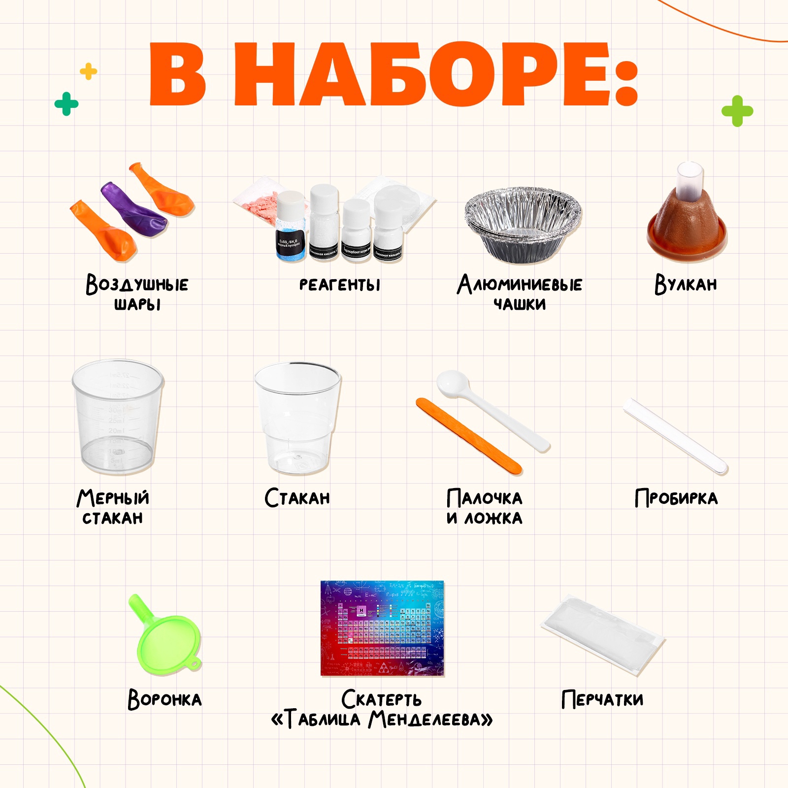 Набор для опытов Эврики Великие ученые Менделеев - фото 13