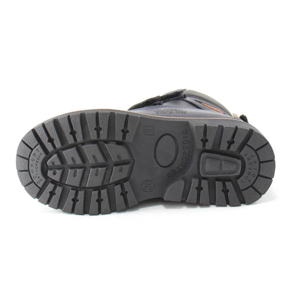 Ботинки Europen 214-80-SV EUROPEN Ботинки детские, т.синий кожа - фото 5