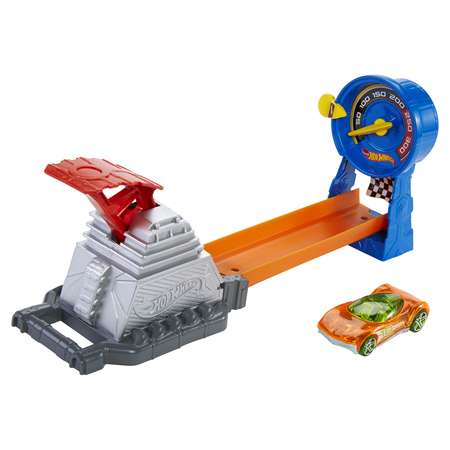 Трек Hot Wheels Карманный набор с пусковой установкой