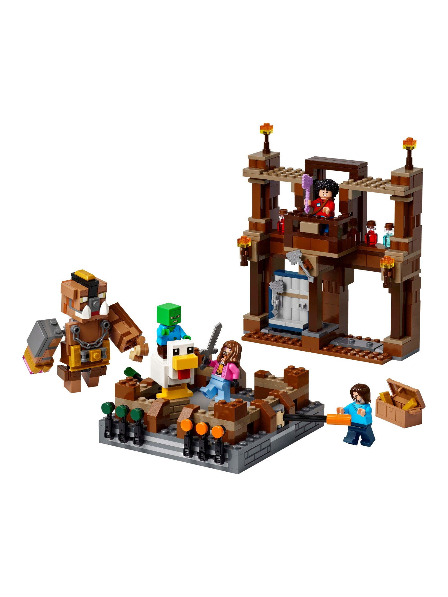Конструктор LEGO Minecraft Боевой ринг 491 дет. - фото 3