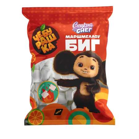 Жевательный зефир Сладкий снег Marshmallows Big со вкусом ванили 2 шт по 200 г
