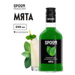 Сироп SPOOM Мята 250 мл для кофе чая коктейлей и десертов