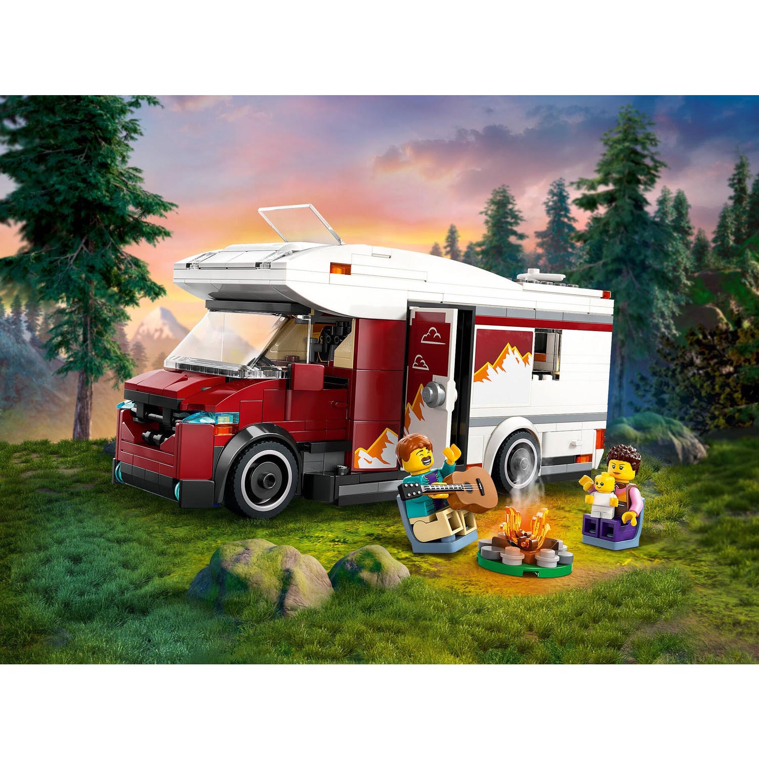 Конструктор LEGO City Туристический фургон 385 дет. - фото 10