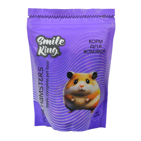 Корм для хомяка Smile King пакет 400 г