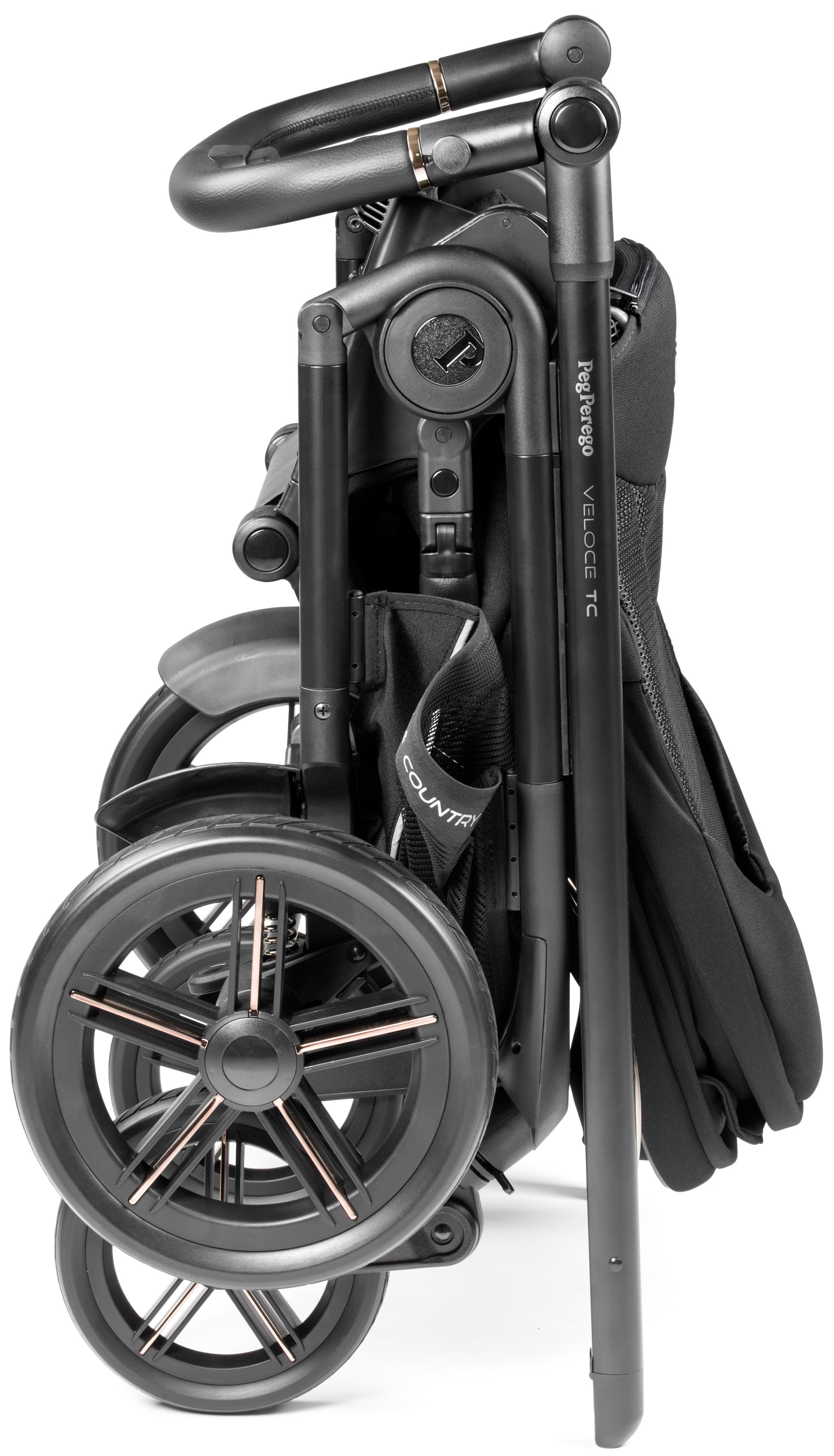 Коляска прогулочная Peg-Perego Veloce TC черный - фото 9