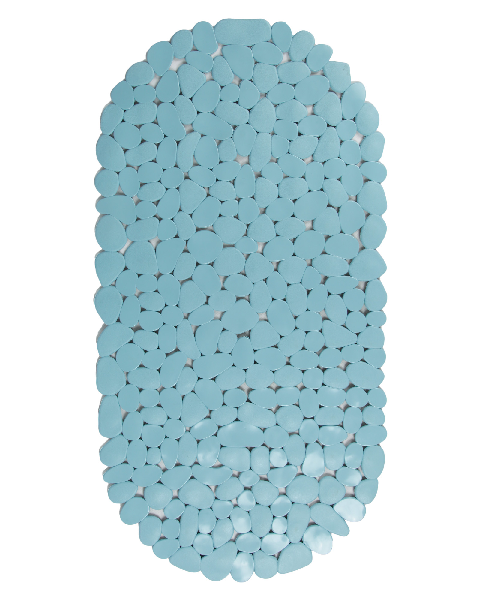 Изображение товара Детский противоскользящий коврик для ванной BabyGo голубой 36х69 см