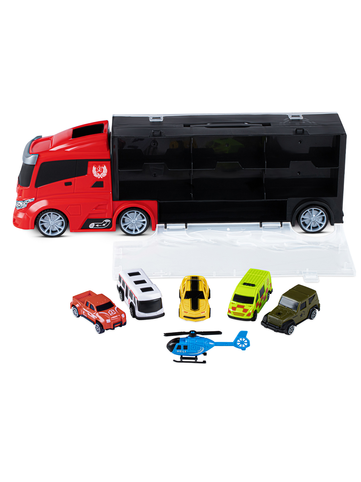 Автовоз AUTODRIVE с машинками JB0405072 - фото 12
