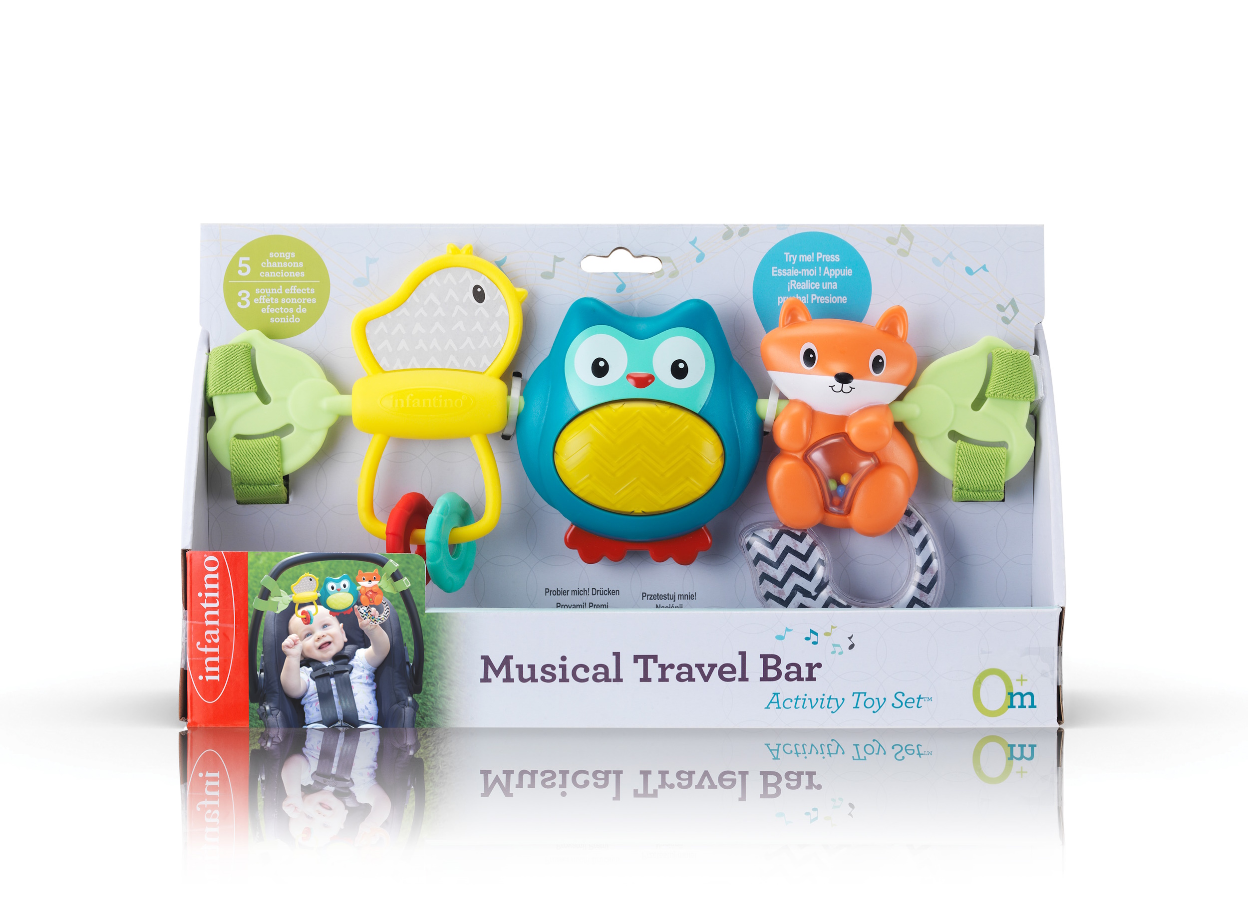 Игрушка INFANTINO подвеска музыкальный - фото 3