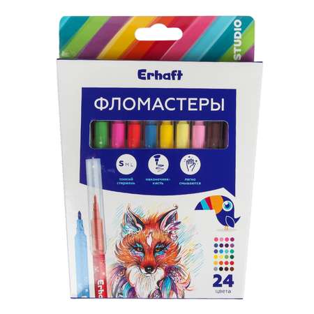 Фломастеры Erhaft 24 цв.