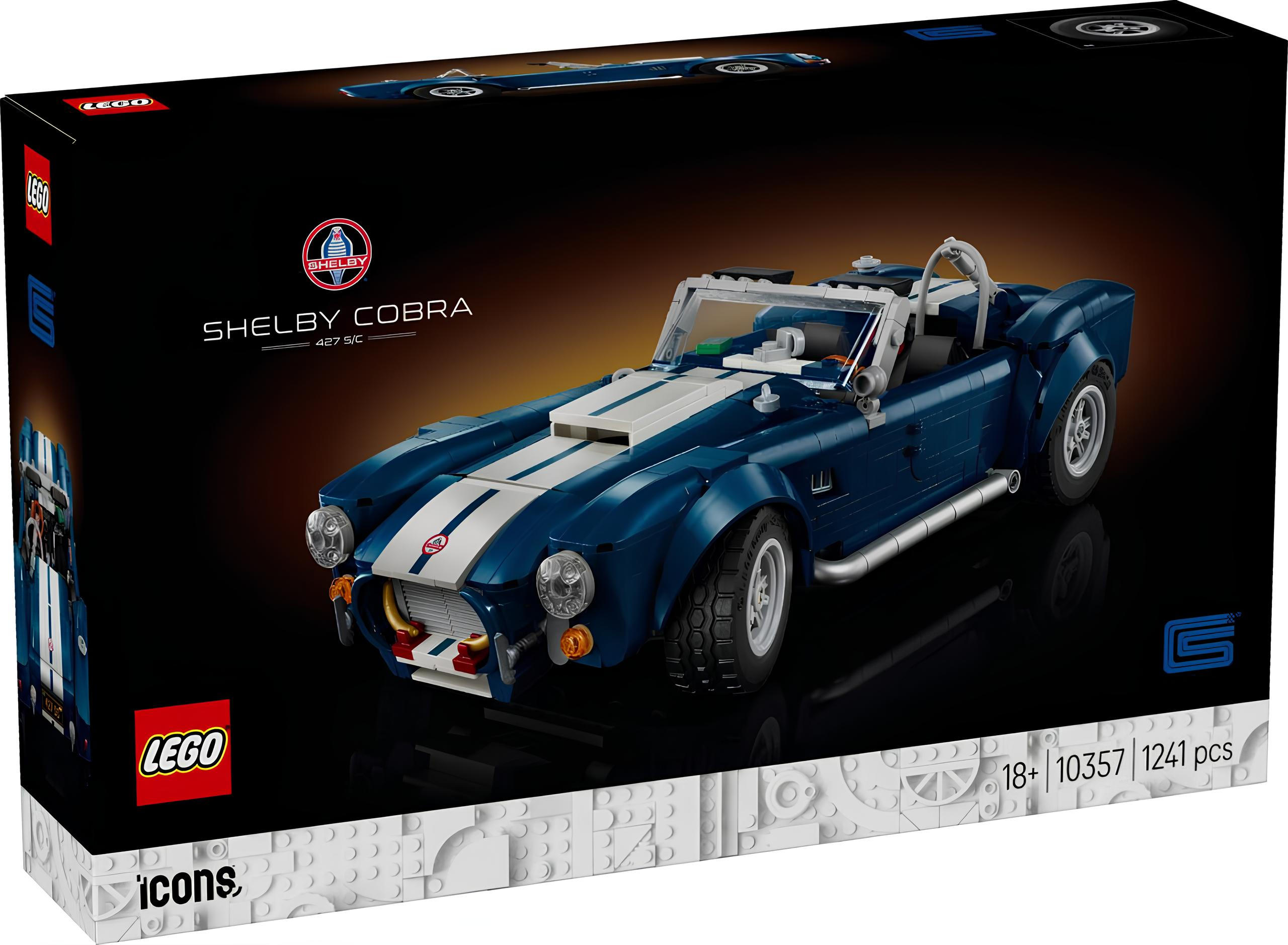 Изображение товара Конструктор LEGO Creator Expert Shelby Cobra 427 S/C — коллекционная моделистская сборка автомобиля