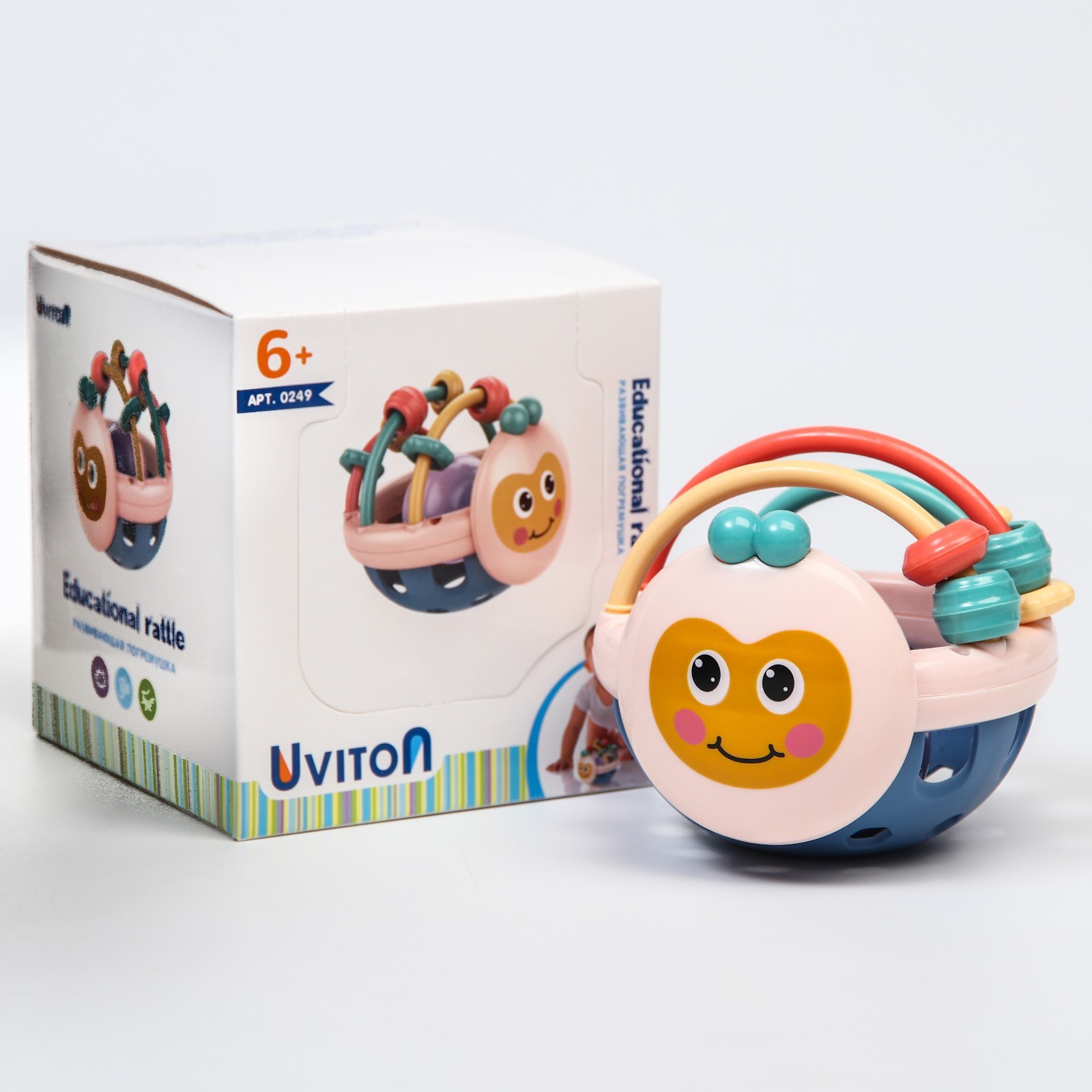Игрушка Uviton погремушка Пчелка в ассортименте - фото 21
