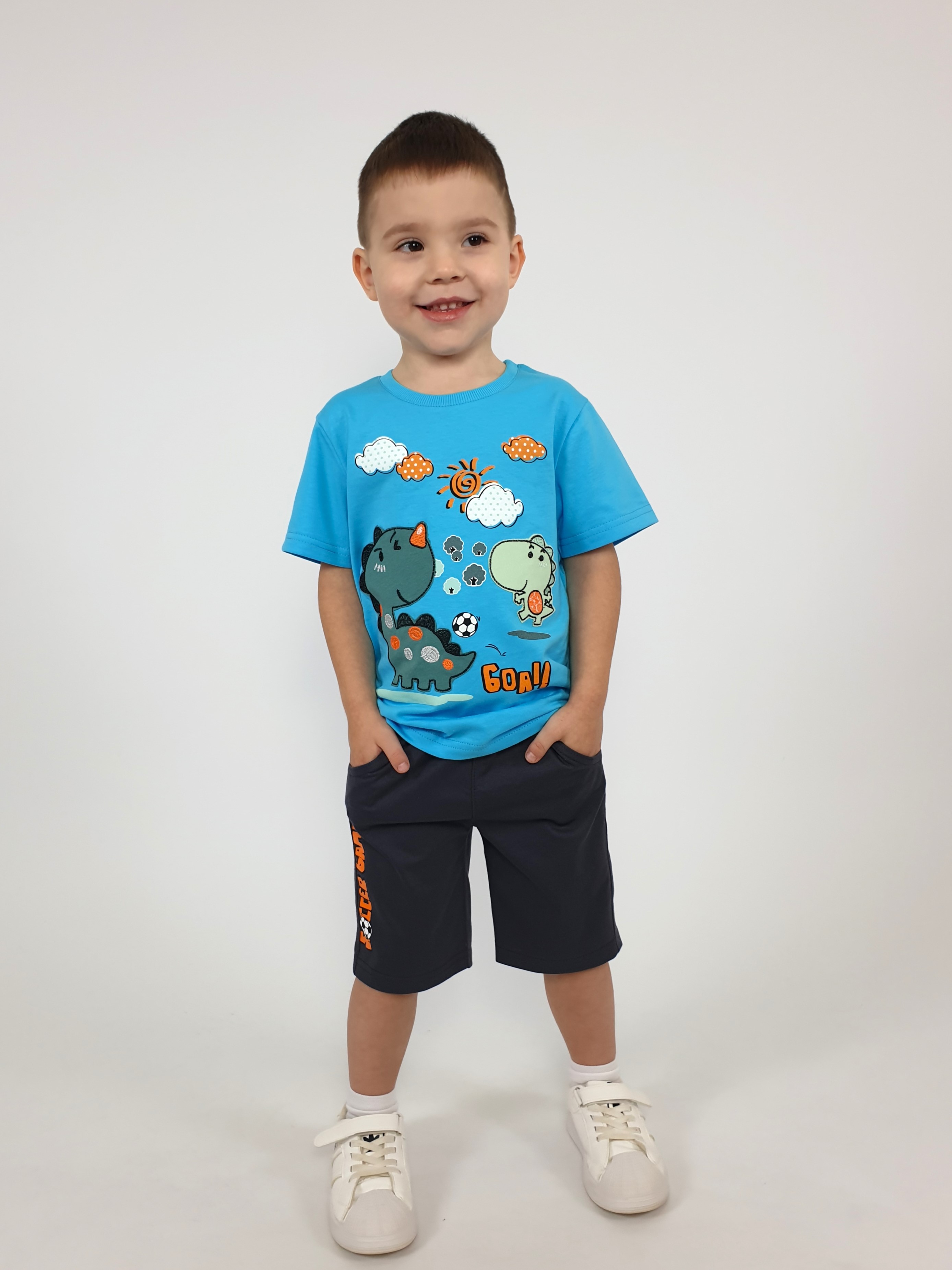 Футболка и шорты Luneva 01-137-2. - фото 1