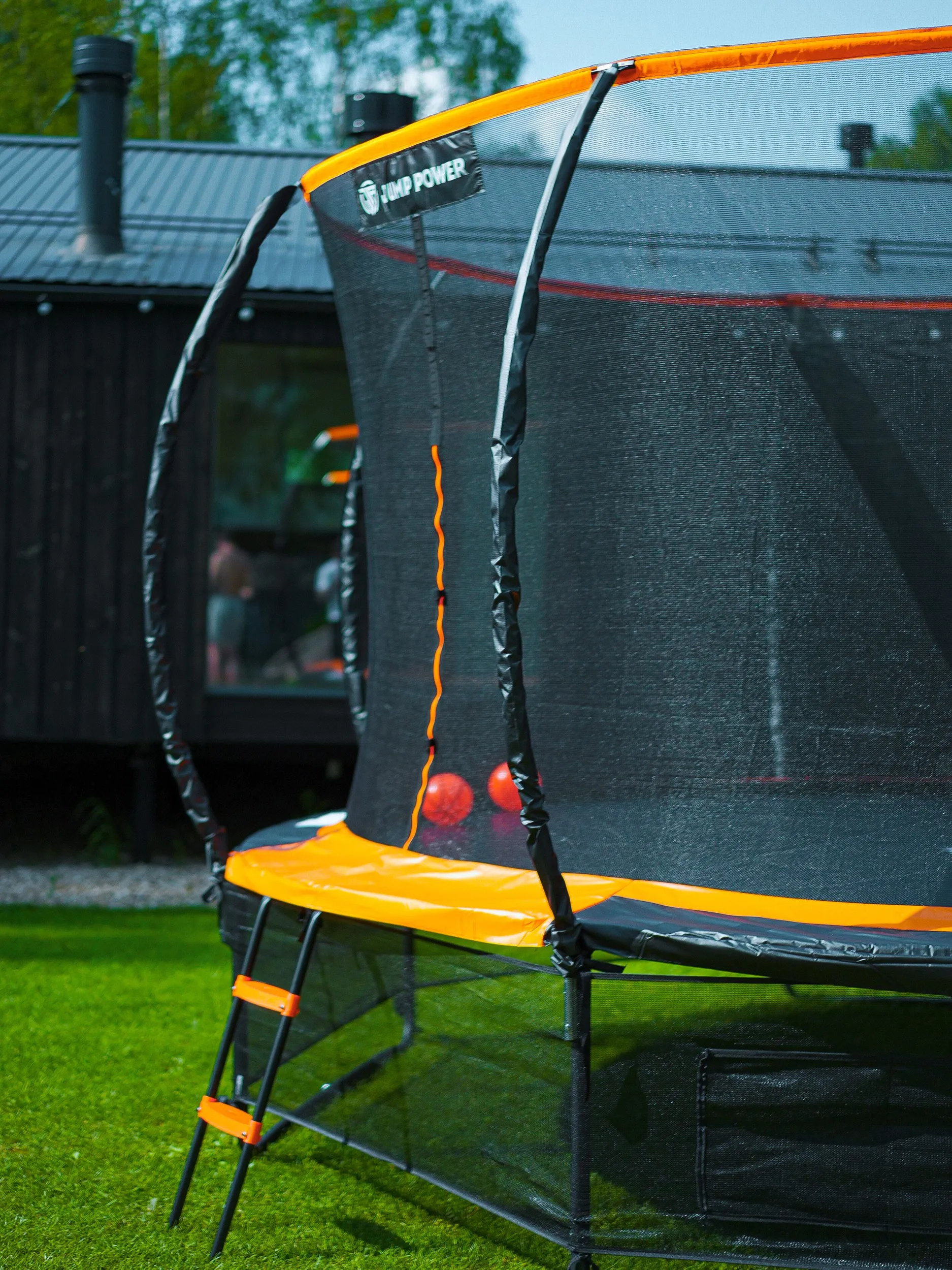 Батут Jump Power 14 ft Pro Inside Basket Orange - фото 25