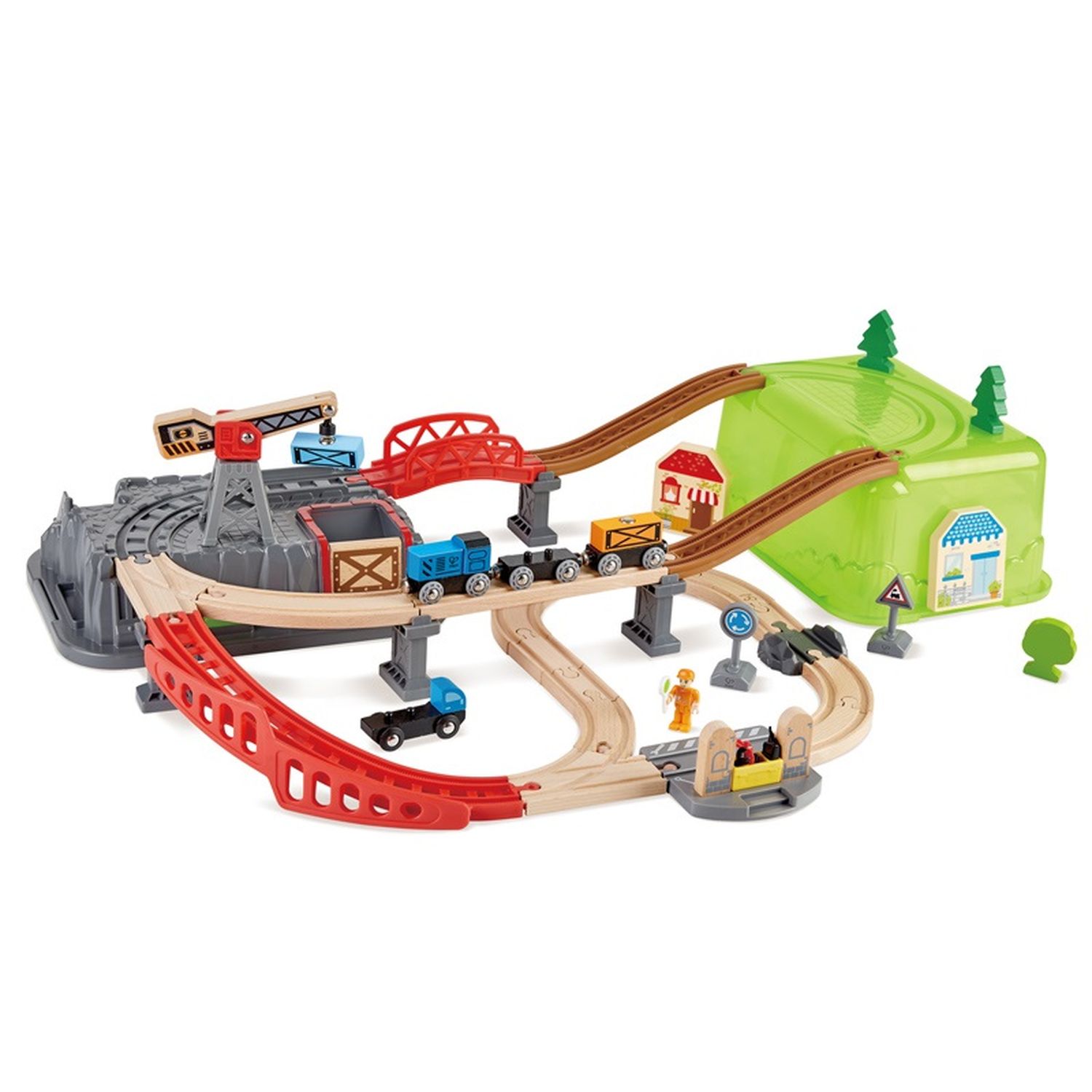 Набор железнодорожный Hape E3764_HP - фото 7