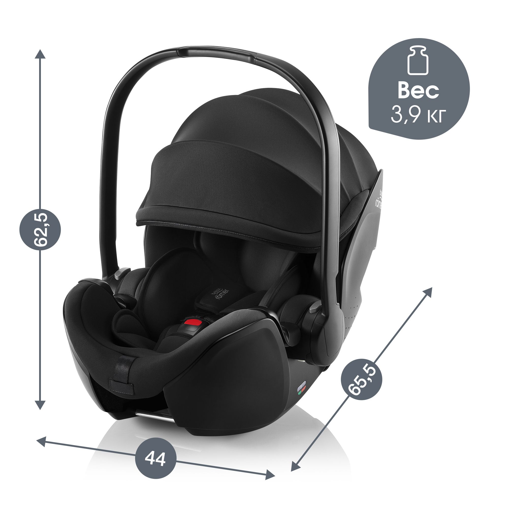 Автокресло Britax Roemer Baby-Safe Pro 0+/1 (0-18 кг) - фото 12