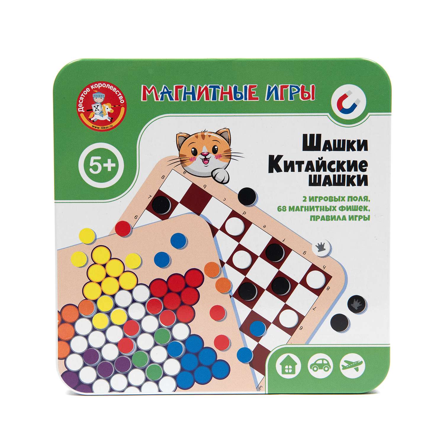 Настольная игра Десятое королевство Шашки - фото 1