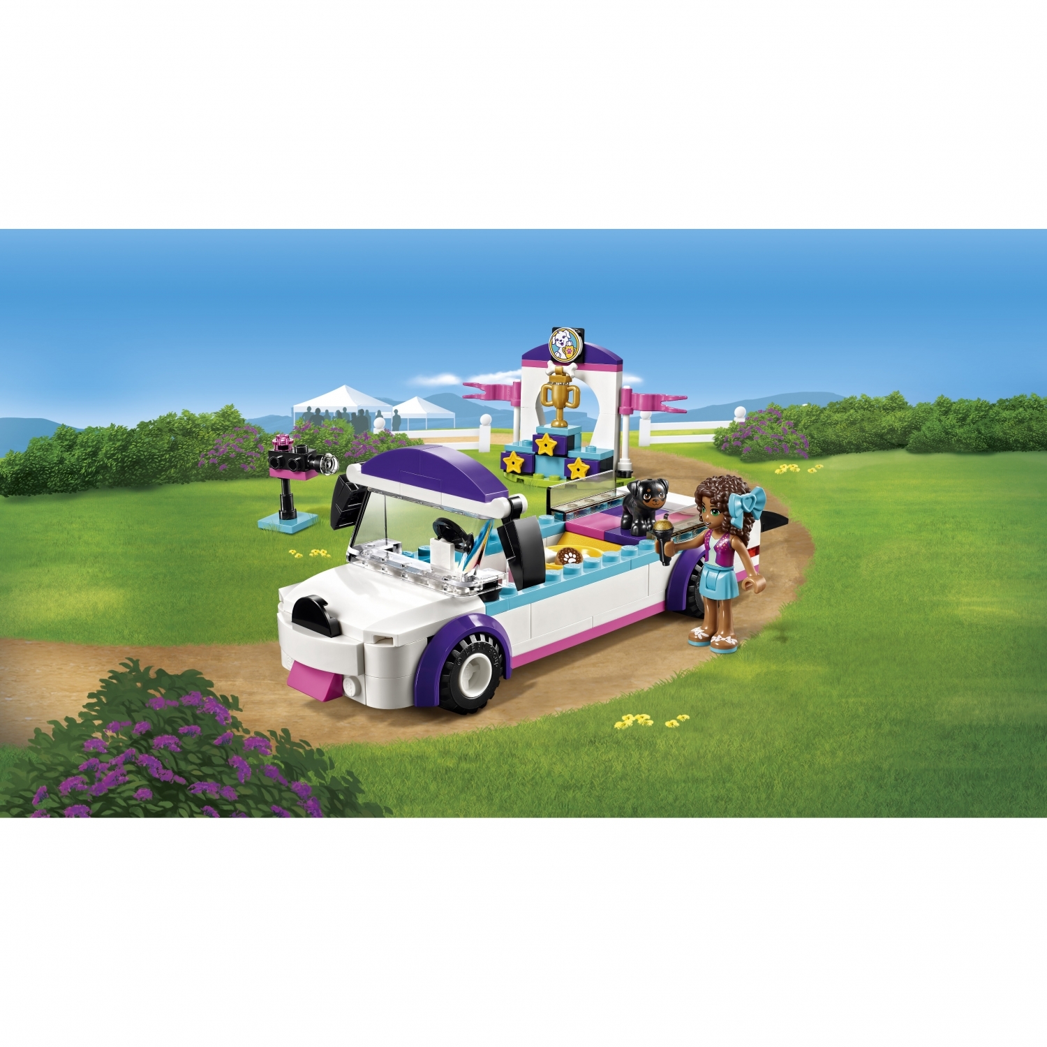 Конструктор LEGO Friends Выставка щенков: Награждение блочный - фото 4