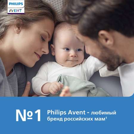 Пустышка Philips Avent силикон от 0 мес. 2 шт.