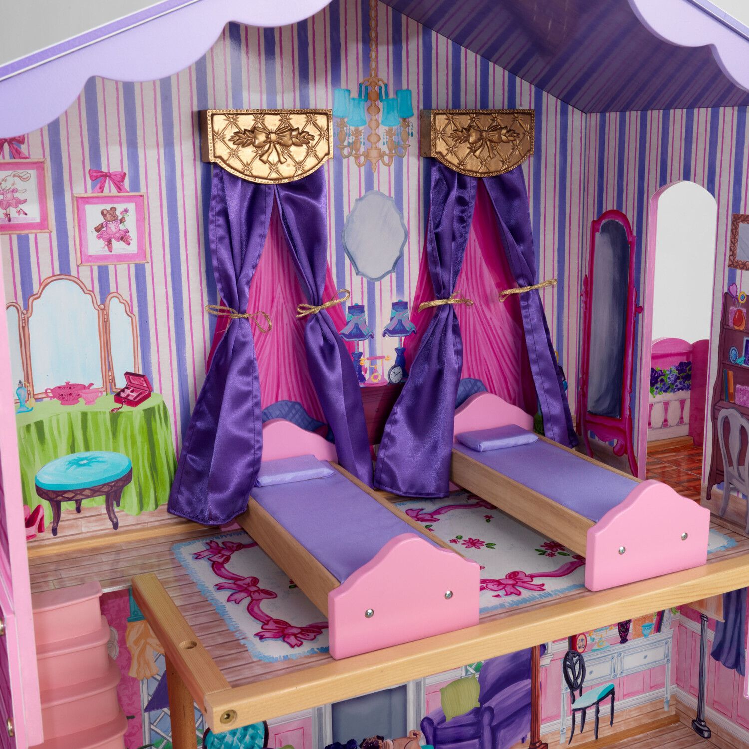 Домик для кукол KidKraft с мебелью 65082_KE - фото 8