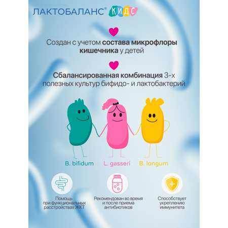 Мультипробиотик Лактобаланс 10 таблеток