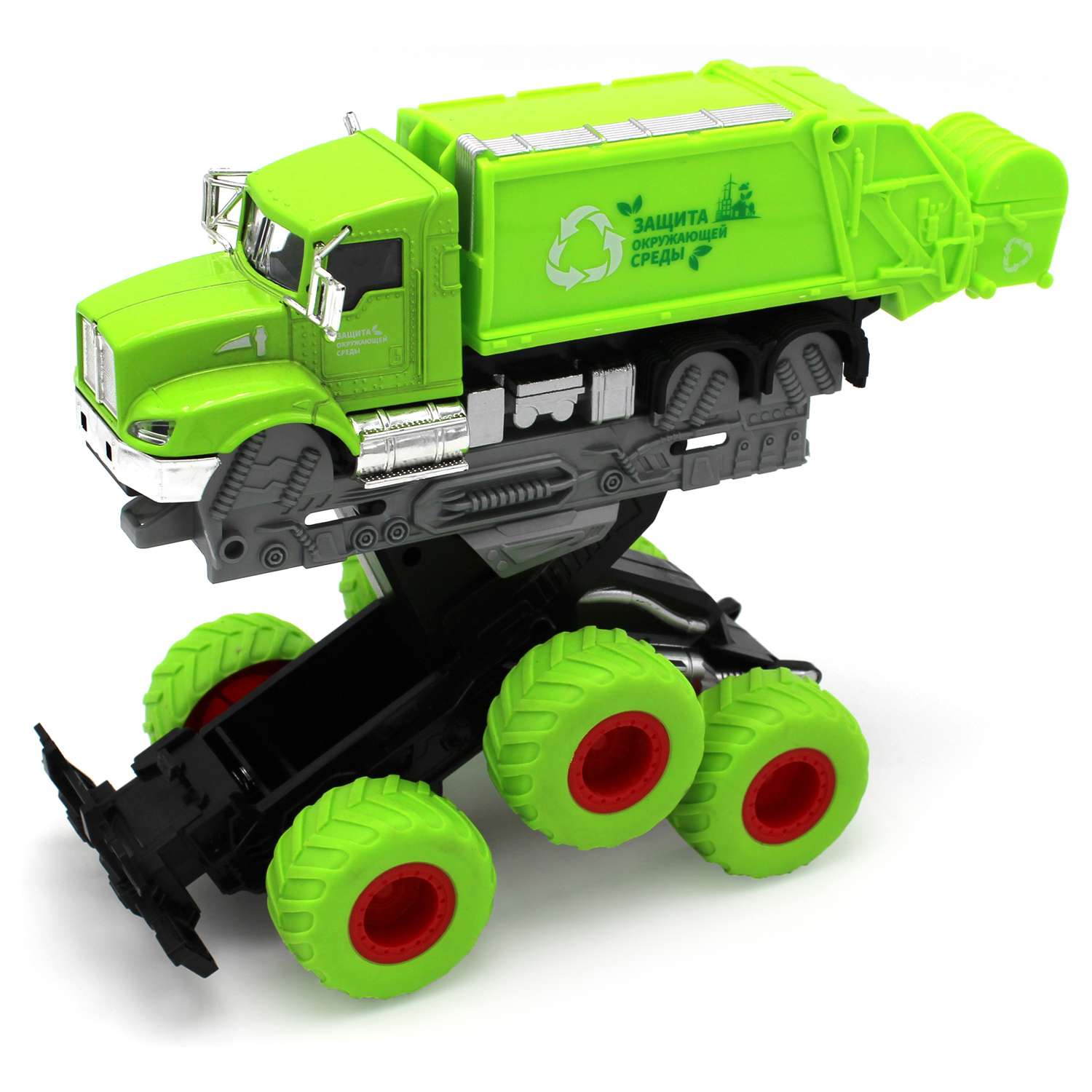Мусоровоз Funky Toys 1:43 FT61088 - фото 4