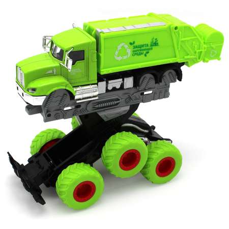 Мусоровоз Funky Toys 1:43 зеленый