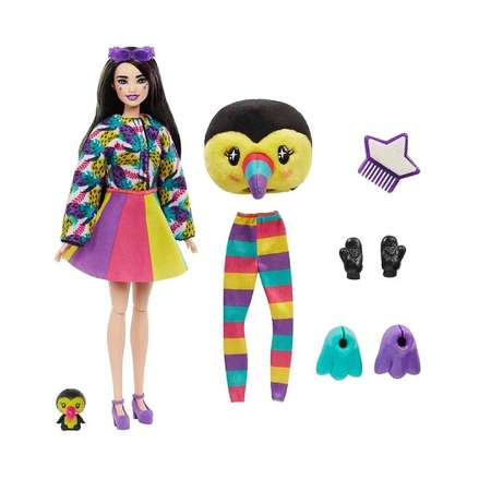 Кукла модельная Barbie Cutie Reveal Тукан