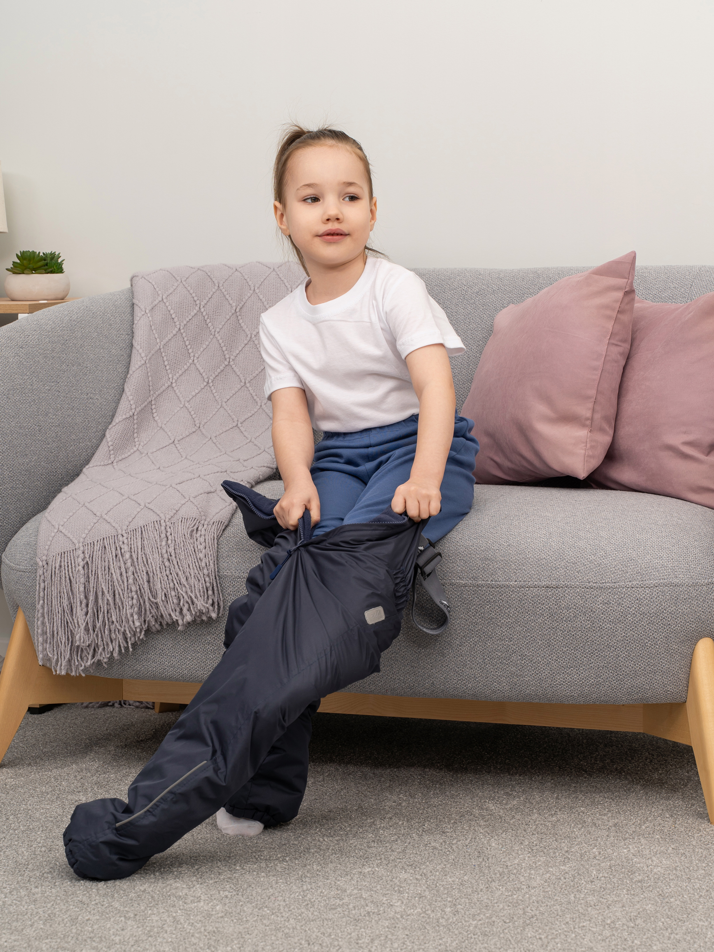 Брюки Утенок 432 джинс - фото 4