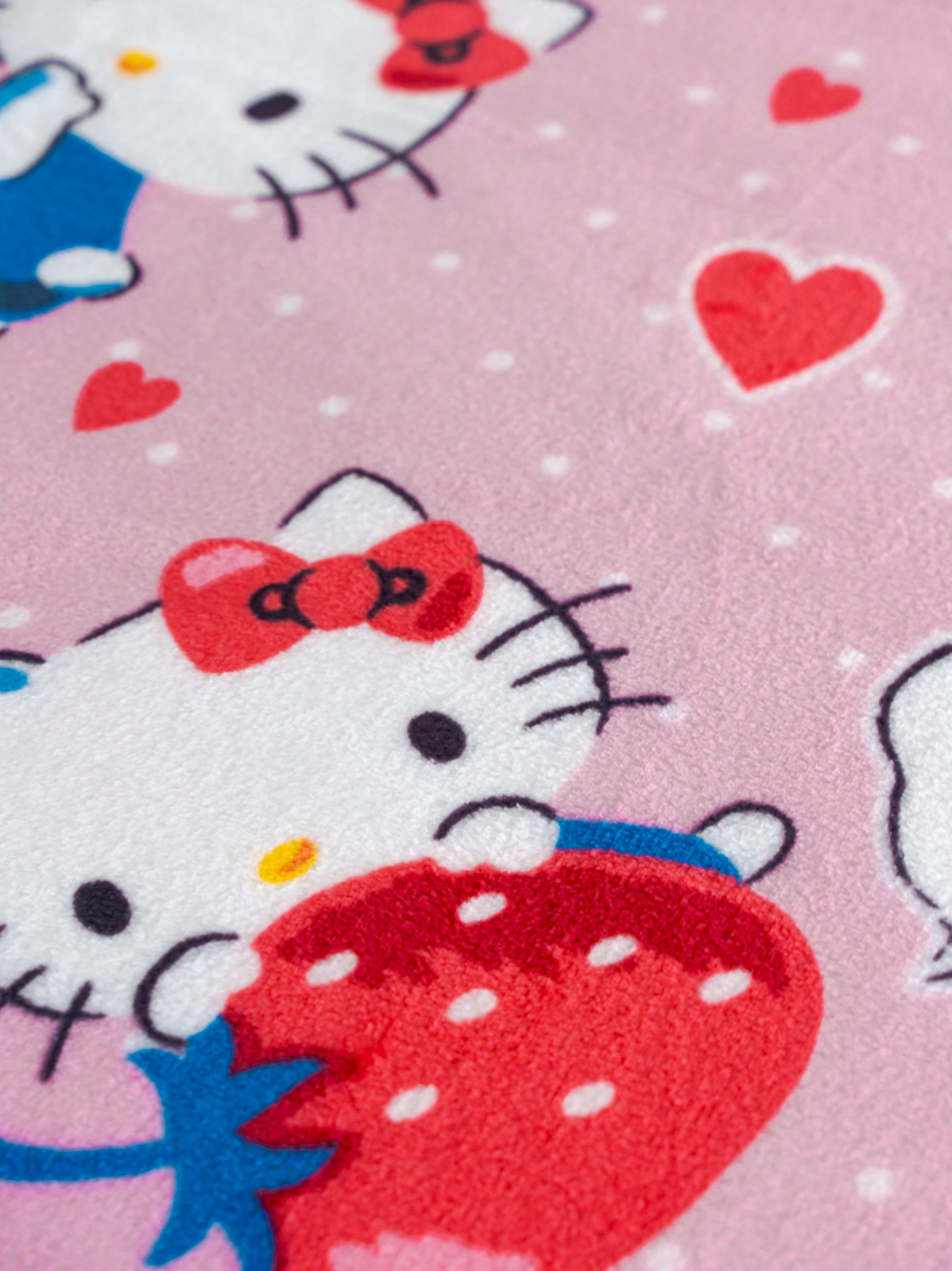 Плед детский Павлинка Аэро Софт Hello Kitty Клубнички р. 150*200 - фото 9