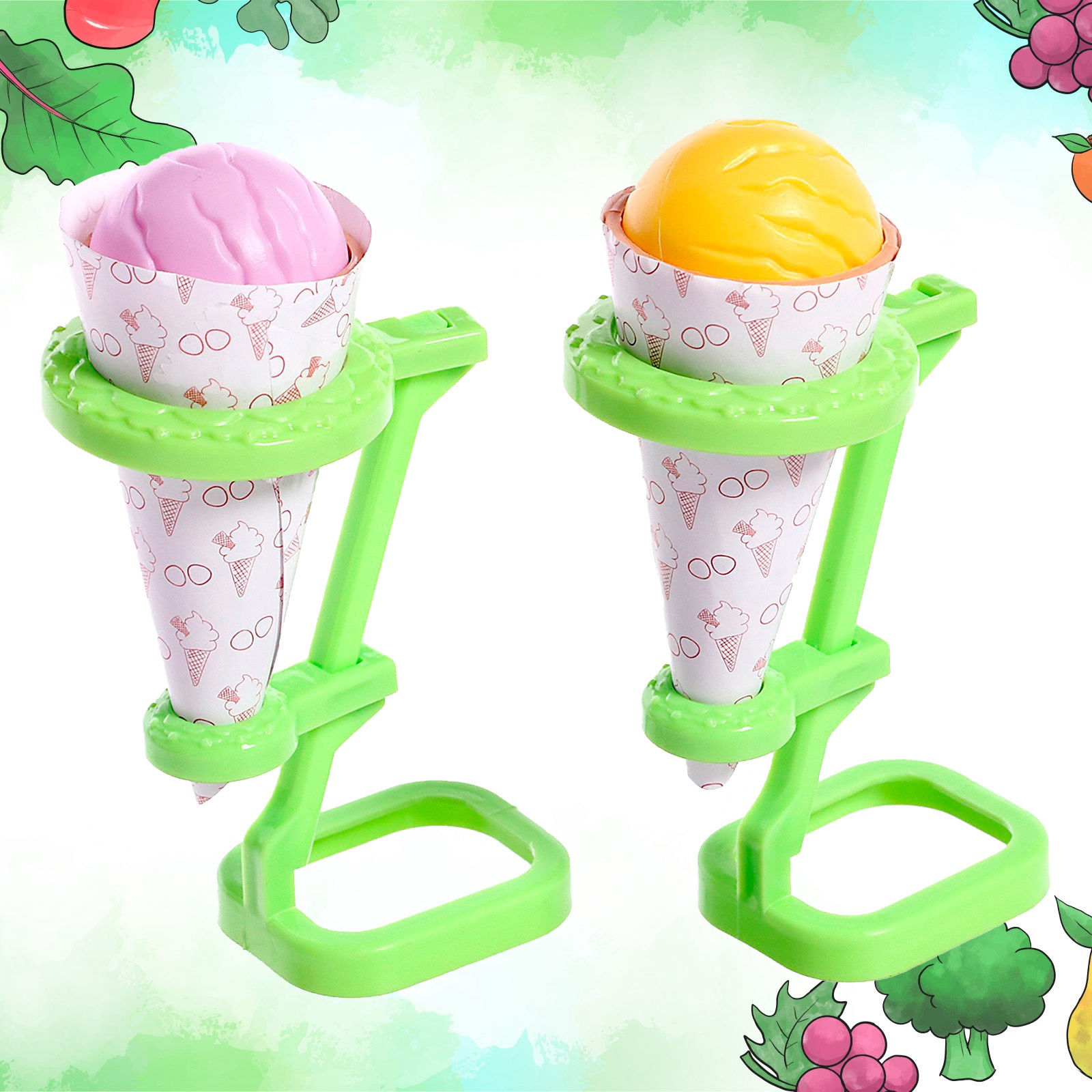 Игровой набор Sima-Land продукты, прилавок, касса, тележки и корзинки - фото 9