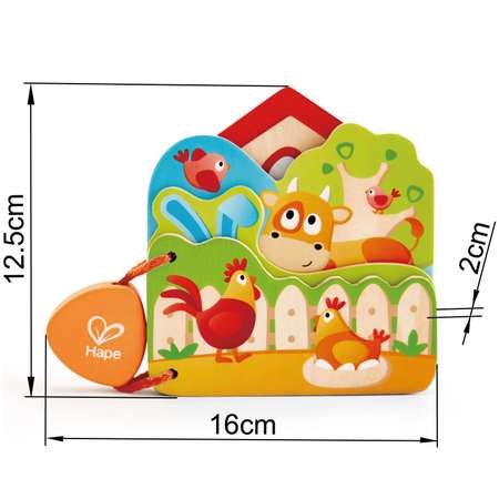 Игрушка Hape книжка Ферма
