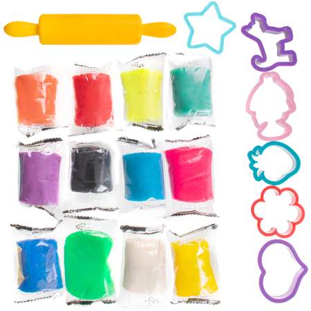 Тесто-пластилин Genio Kids 12 цв.