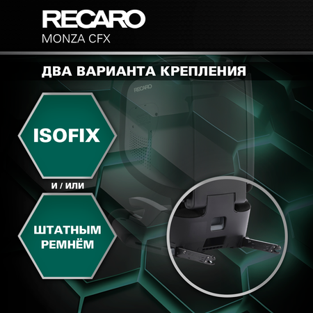 Автокресло Recaro Monza Compact Isofix 2/3 (15-36 кг) черный